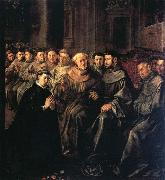 Francisco de herrera the elder St.Bonaventure Enters the Franciscan Order oil